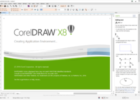 CorelDRAW X8 screenshot