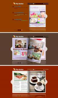 Flip_Themes_Package_Conciseness_Brown screenshot
