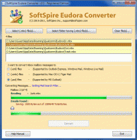 Transfer Eudora to Outlook screenshot