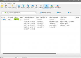 SoftPerfect Switch Port Mapper screenshot