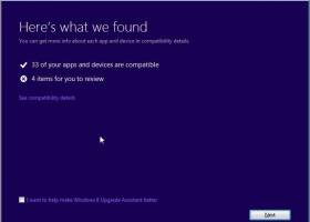 Windows 8 Upgrade Assistant screenshot