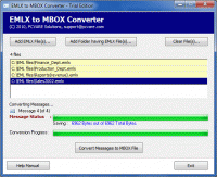 EMLX to MBOX Converter screenshot