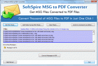 Convert Outlook MSG to PDF screenshot