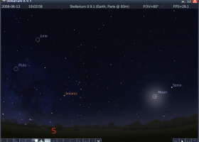 Portable Stellarium screenshot