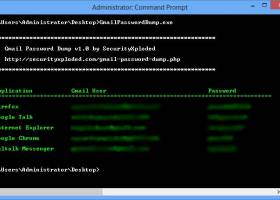 Password Dump for Gmail screenshot