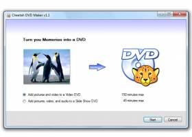 Cheetah DVD Maker screenshot
