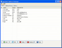 AgataSoft Clipboard Manager screenshot