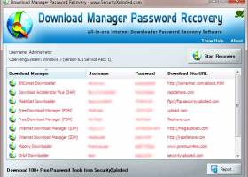 Download Manager Password Recovery screenshot