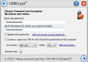 USBCrypt screenshot