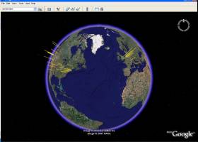 Google Earth for Mac OS X screenshot