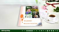 3D PageFlip Free Simple Life Templates screenshot