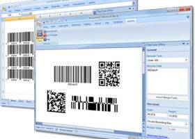 Barcode Word/Excel Add-In TBarCode Office screenshot
