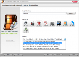 Free AVI MP4 WMV MPEG Video Joiner screenshot