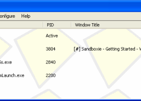 Sandboxie screenshot