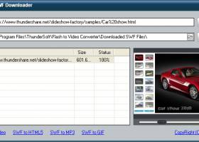 Free Flash SWF Downloader screenshot