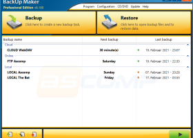 BackUp Maker Standard Edition screenshot