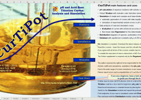 CurTiPot Acid-Base pH and Titration screenshot
