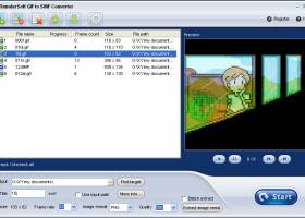 ThunderSoft GIF to SWF Converter screenshot