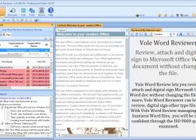 Vole Word Reviewer screenshot