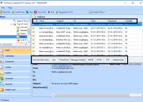 PST File Viewer Software screenshot