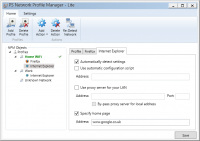 Network Profile Manager Lite screenshot