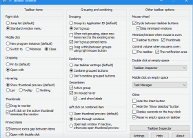 7+ Taskbar Tweaker screenshot