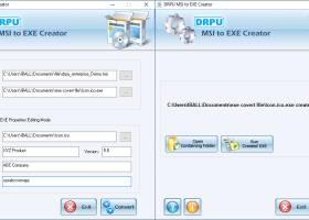 MSI to EXE Package Setup Creator screenshot