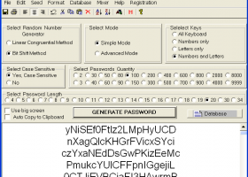 IW Advanced Password Generator screenshot