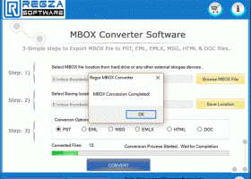 Regza MBOX Converter screenshot