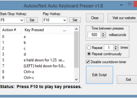 Auto Keyboard Presser By Autosofted Windows 8 Downloads