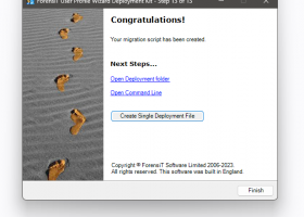 User Profile Wizard screenshot