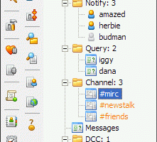 mIRC screenshot
