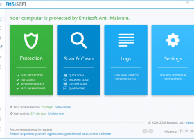 Emsisoft Anti-Malware screenshot