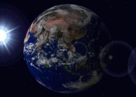 3D Earth Screensaver screenshot