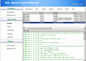 DataBK SQL Server Backup screenshot