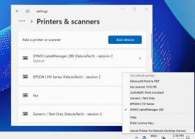 Printer for Remote Desktop screenshot