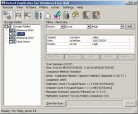 Detect Duplicates for Windows Live Mail screenshot