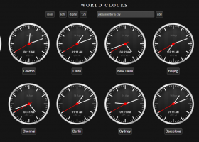 World Clock screenshot