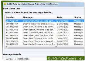 USB Modem SMS screenshot