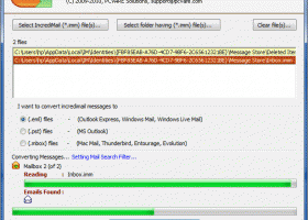 IncrediMail Transfer to Thunderbird screenshot