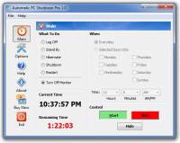 Automatic PC Shutdown Pro screenshot