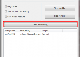 New Mail Notifier for Gmail screenshot