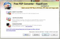 FlipPDF Free PDF Converter screenshot