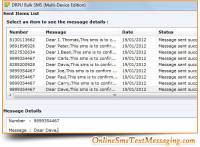 Online SMS GSM screenshot