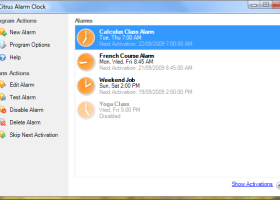 Citrus Alarm Clock screenshot