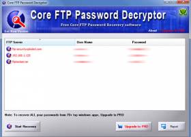 Core FTP Password Decryptor screenshot