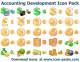 Accounting Development Icon Pack Accounting Development Icon Pack