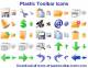 Plastic Toolbar Icons