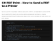 C# Print PDF