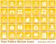 Free Yellow Button Icons